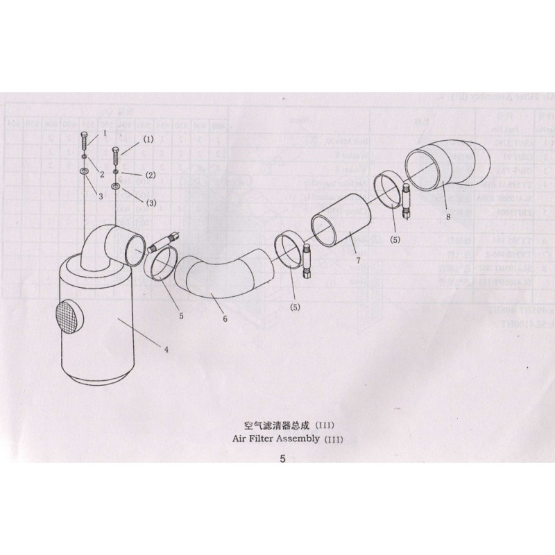 4000 P3 Air Filter Assembly III