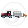 1:87 MASSEY FERGUSON 9240 con remolque ganadero