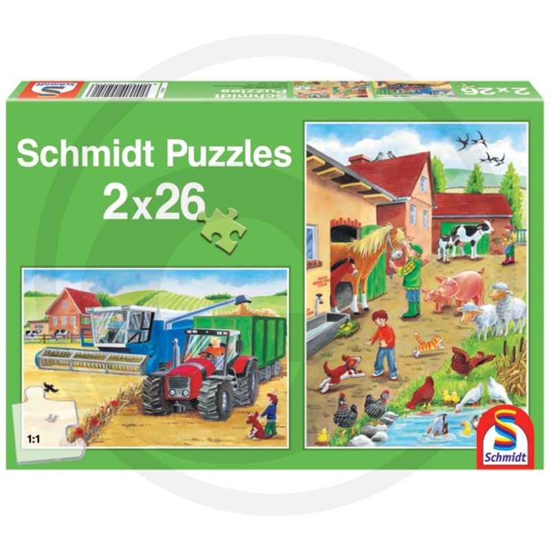 3+ Puzzle En la granja 2*26 piezas