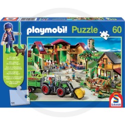 6+ Puzzle La granaja Playmobil 60 piezas