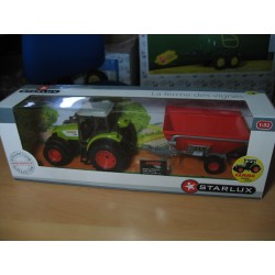 1:32 CLAAS Celtis 456 con remolque de trasbase