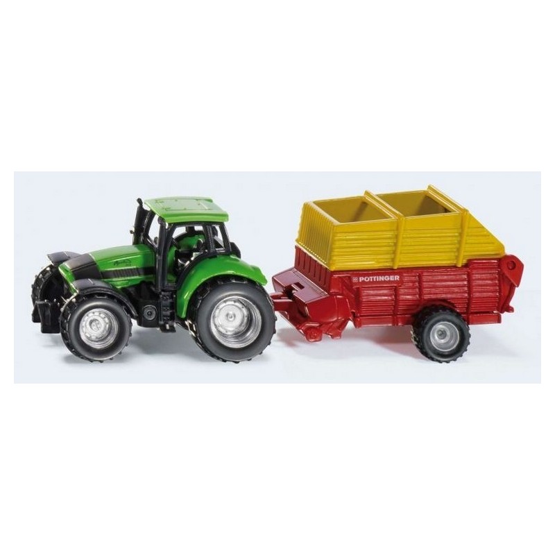 1:87 DEUTZ Agrotron 265 con autocargador Pottinger