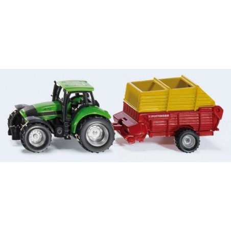 1:87 DEUTZ Agrotron 265 con autocargador Pottinger