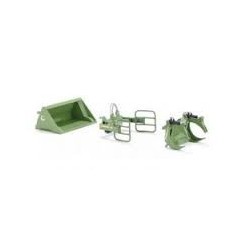 1:32 Pala - set accesorios verdes WIKING