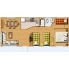 Mobil Home Villadepalos 10,06 x 4,17  (45,70 m2)