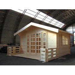 Casa de madera Villariezo 3  x 3 (10 m2)