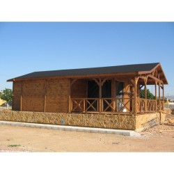 Casa de madera Elche Plus 8,4  x 9,70 (67 m2)