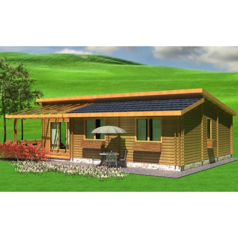 Casa de madera Ibérica Plus 11,6  x 7,7 (90 m2)