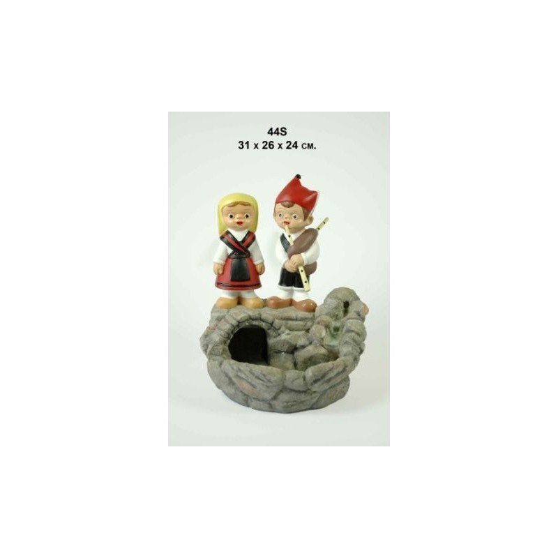 Fuente de resina Pareja Galicia Fuente de resina Pareja Galicia