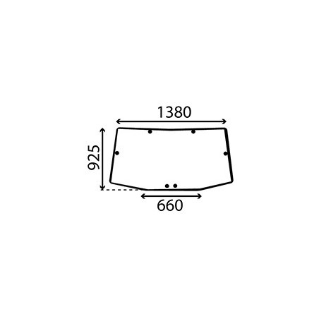 JOHN DEERE 8110 - Luna trasera