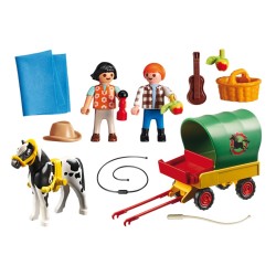 Playmobil: Granja Picnic con Poni y Carro