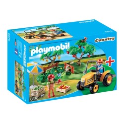 Playmobil: Granja Puesto de Fruta + Tractor