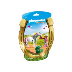 Playmobil: Granja Jinete con Poni Corazón