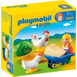 Playmobil: Granjera con Gallinas