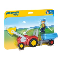 Playmobil: Tractor con remolque