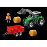 Playmobil: Tractor con pala y remolque