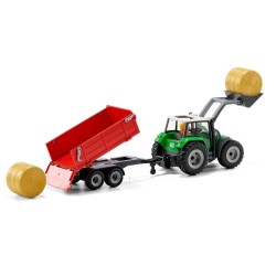 Playmobil: Tractor con pala y remolque