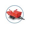 Playmobil: Tractor con pala y remolque