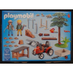 Playmobil: Granja Leñador con Tractor