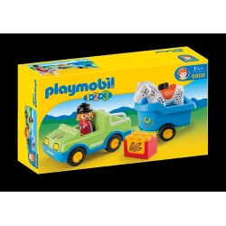 Playmobil: Coche con Remolque