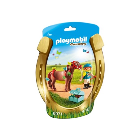 Playmobil: Jinete con Poni Mariposa