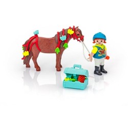 Playmobil: Jinete con Poni Mariposa