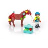 Playmobil: Jinete con Poni Mariposa