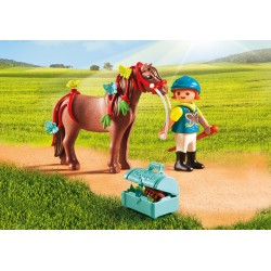 Playmobil: Jinete con Poni Mariposa