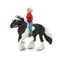 1:16 Caballo TINKER con amazona 154005