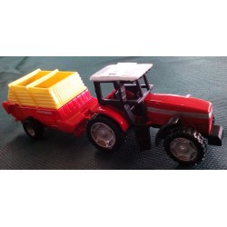 1:87 MASSEY FERGUSON 9240 con autocargador POTTINGER