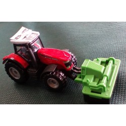 1:87 MASSEY FERGUSON 8737 con segadora