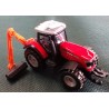 1:87 MASSEY FERGUSON 8737 con desbrozadora de brazo