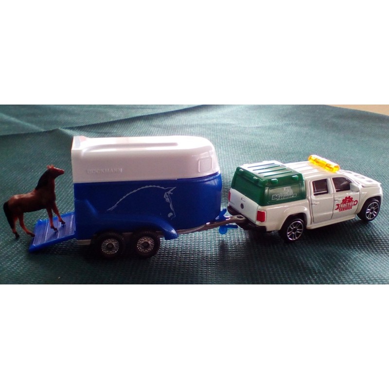 1:87 vw Pick-up con remolque caballos