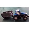 1:87 NEW HOLLAND T8.390 con remolque FLIEGL