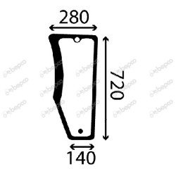 JOHN DEERE 5215F - Luna delantera inferior izquierda