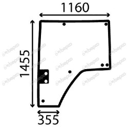 JOHN DEERE 7720 - Luna puerta izquierda