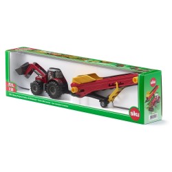 1:50 MASSEY FERGUSON 8690 con pala y cinta transportadora