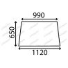 JOHN DEERE 1030 - Cristal trasero