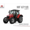 MASSEY FERGUSON 6711R - Luna delantera