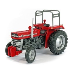 1:32 MASSEY FERGUSON 135 rojo c/bastidor