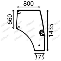 NEW HOLLAND TD5.65 - Luna puerta derecha