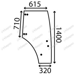 FENDT 206 F - Luna puerta derecha