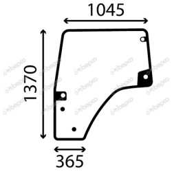 SAME Explorer3 85 E COM3 - Luna puerta izquierda