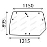 SAME Fortis 120.4 - Luna trasera