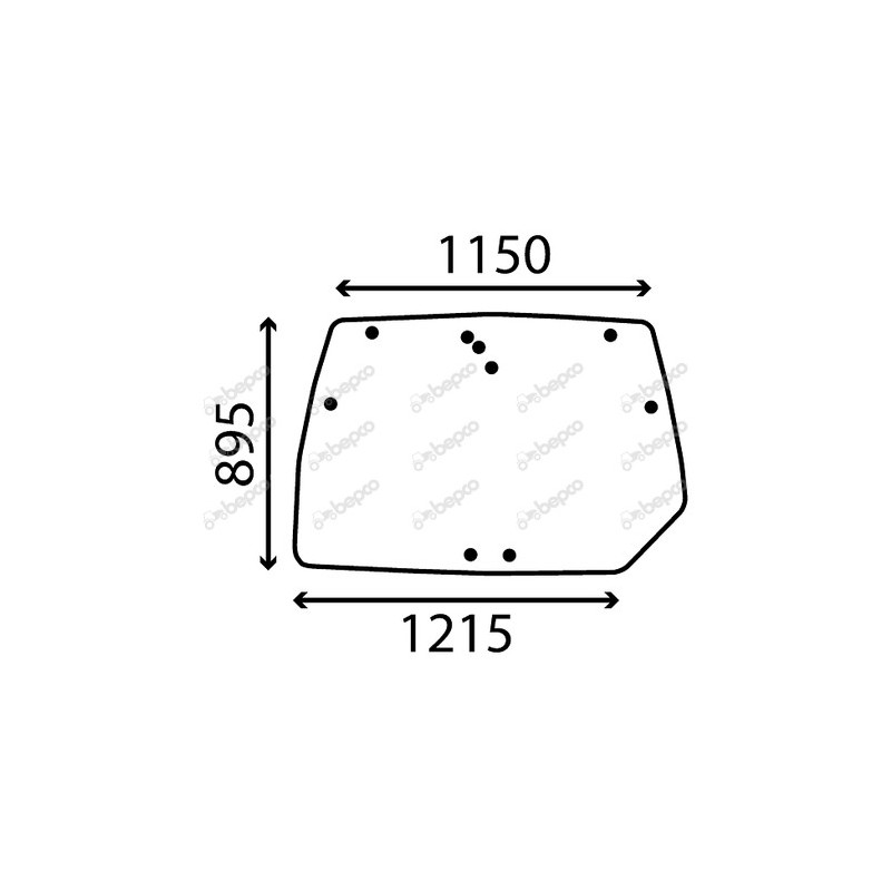 SAME Iron 115 DCR Continuo - Luna trasera