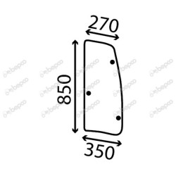 SAME Iron3 190 DCR - Luna lateral izquierda