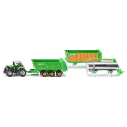 1:87 DEUTZ Agrotron 3 remolques