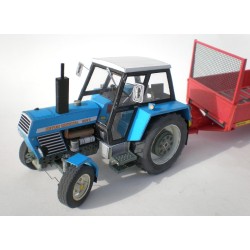 Tractor de cartón para construir: ZETOR Crystal 8011