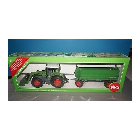 1:32 FENDT 714 con pala y remolque