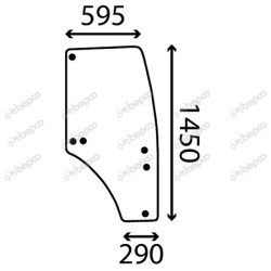 JOHN DEERE 5525 - Luna puerta derecha